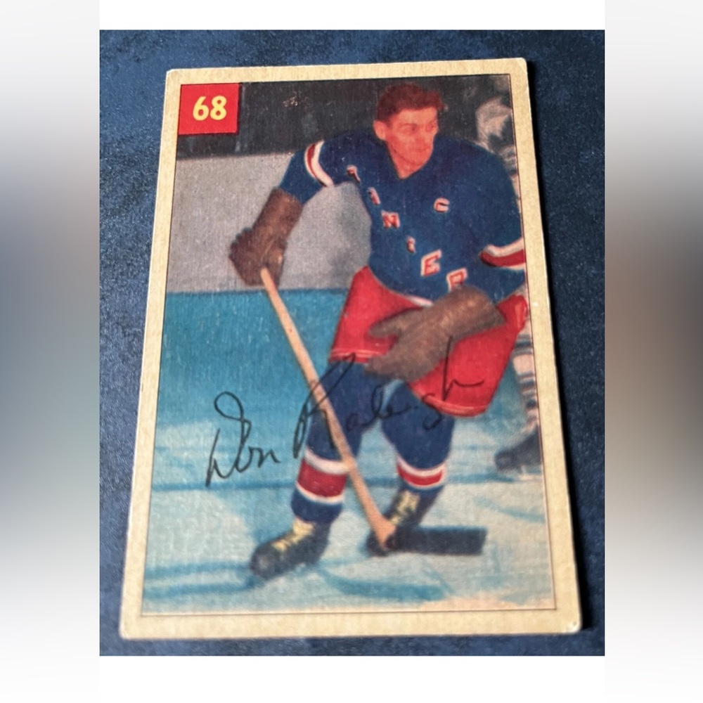 Parkhurst Vintage Hockey Card 54/55 George Raleigh # 68